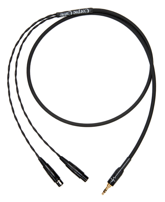 Corpse Cable GraveDigger for Meze Audio ELITE / EMPYREAN Planar Magnetic Headphones - 1/8