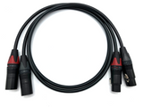 Custom Corpse Cable Canare XLR Interconnects / 3ft Pair