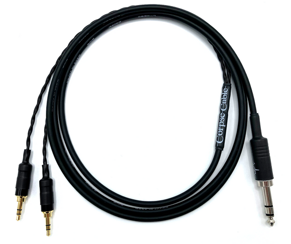 Corpse Cable for Focal, HiFiMAN, Sony, Denon, Klipsch, Meze - Eidolic 1/4