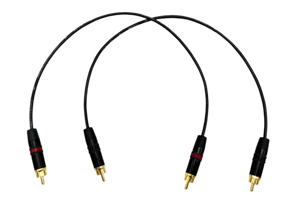 Cardas HeadRoom ThinPipe RCA Interconnects / 1.5ft Pair