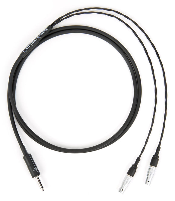 Corpse Cable for Focal Utopia / 4.4mm TRRRS Plug / 1.3M