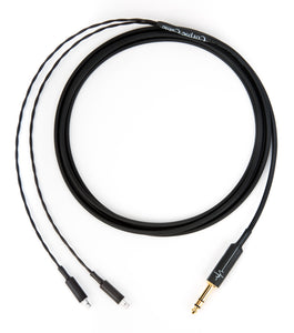 Corpse Cable for Sennheiser HD 800, HD 800S, HD 820 - 1/4" Plug - 10ft