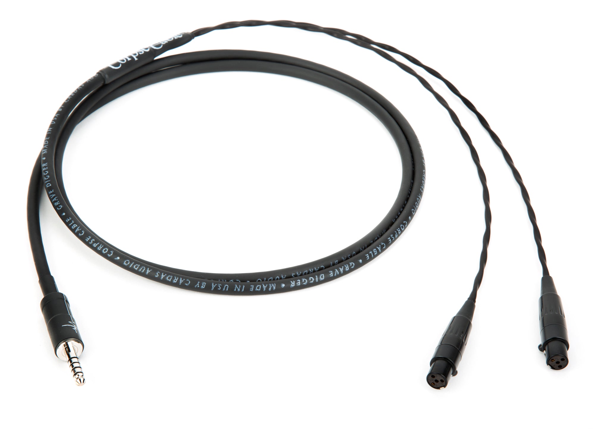 Corpse Cable GraveDigger for Audeze LCD Series Headphones / 4.4mm TRRR