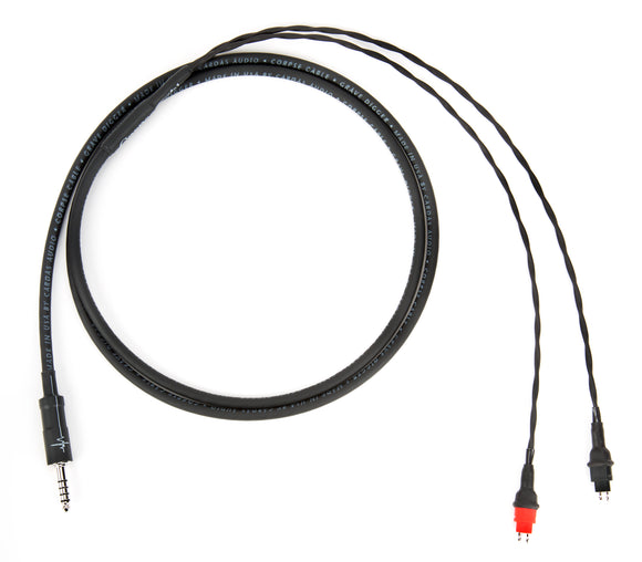 Corpse Cable GraveDigger for Sennheiser HD 600 / 6XX / 650 / 660S - 4.4mm TRRRS Plug - 1.3M