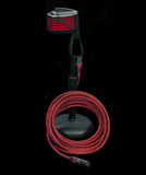 Custom Corpse Crystal Clear Mic Cable / DeadRed 25ft