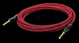 Corpse Crystal Clear Instrument Cable - DeadRed Custom Lengths