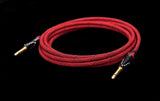 Custom Corpse Crystal Clear Instrument Cable / DeadRed 13ft