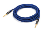 Custom Corpse Crystal Clear Instrument Cable / DeadBlue 18.5ft