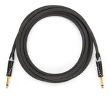 Custom Corpse Crystal Clear Instrument Cable / DeadBlack 18ft