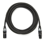 Custom Corpse Crystal Clear Mic Cable / DeadBlack 20ft