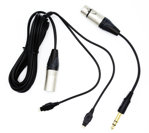 Replacement HD600 Audio Cable, 4 Pin XLR Balanced Cord Compatible with Sennheiser HD6XX HD660s HD650 HD600 HD565 HD580 HD58X Headphones Cable (6.5FT Replacement HD600 Audio Cable, 4 Pin XLR Balanced Cord Compatible with Sennheiser HD6XX HD660s HD650 HD600 HD565 HD580 HD58X Headphones Cable (6.5FT