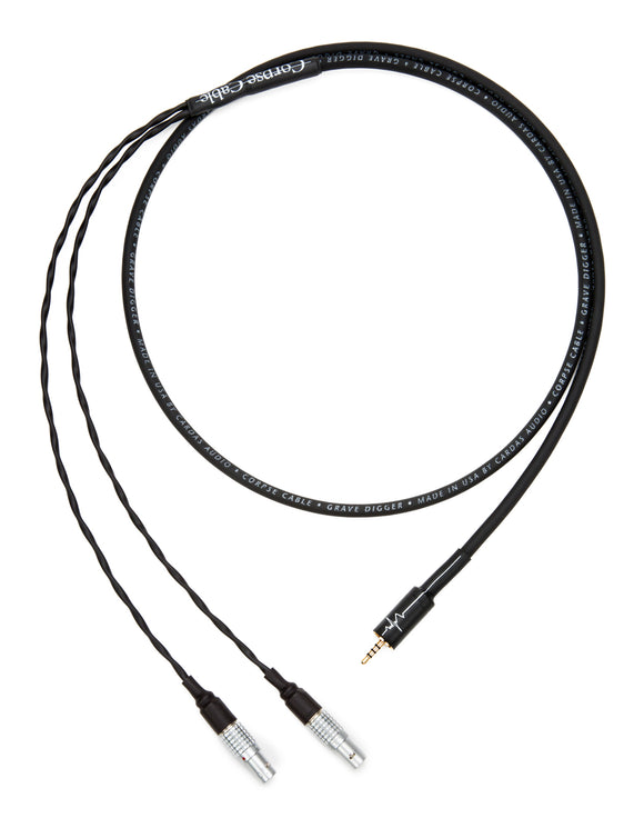 Corpse Cable GraveDigger for Focal Utopia / 2.5mm TRRS Plug / 4ft