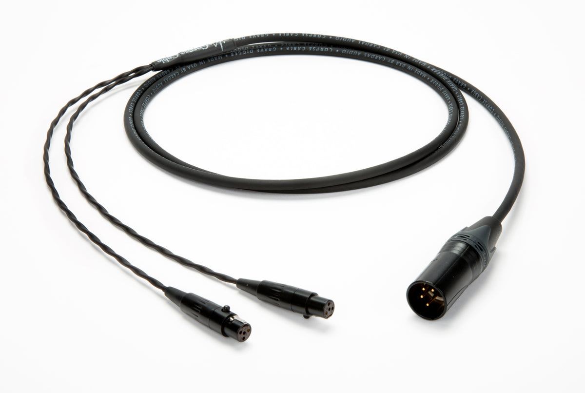 Audeze LCD Series Balanced GraveDigger Cable with 4-Pin XLR – Corpse Cable