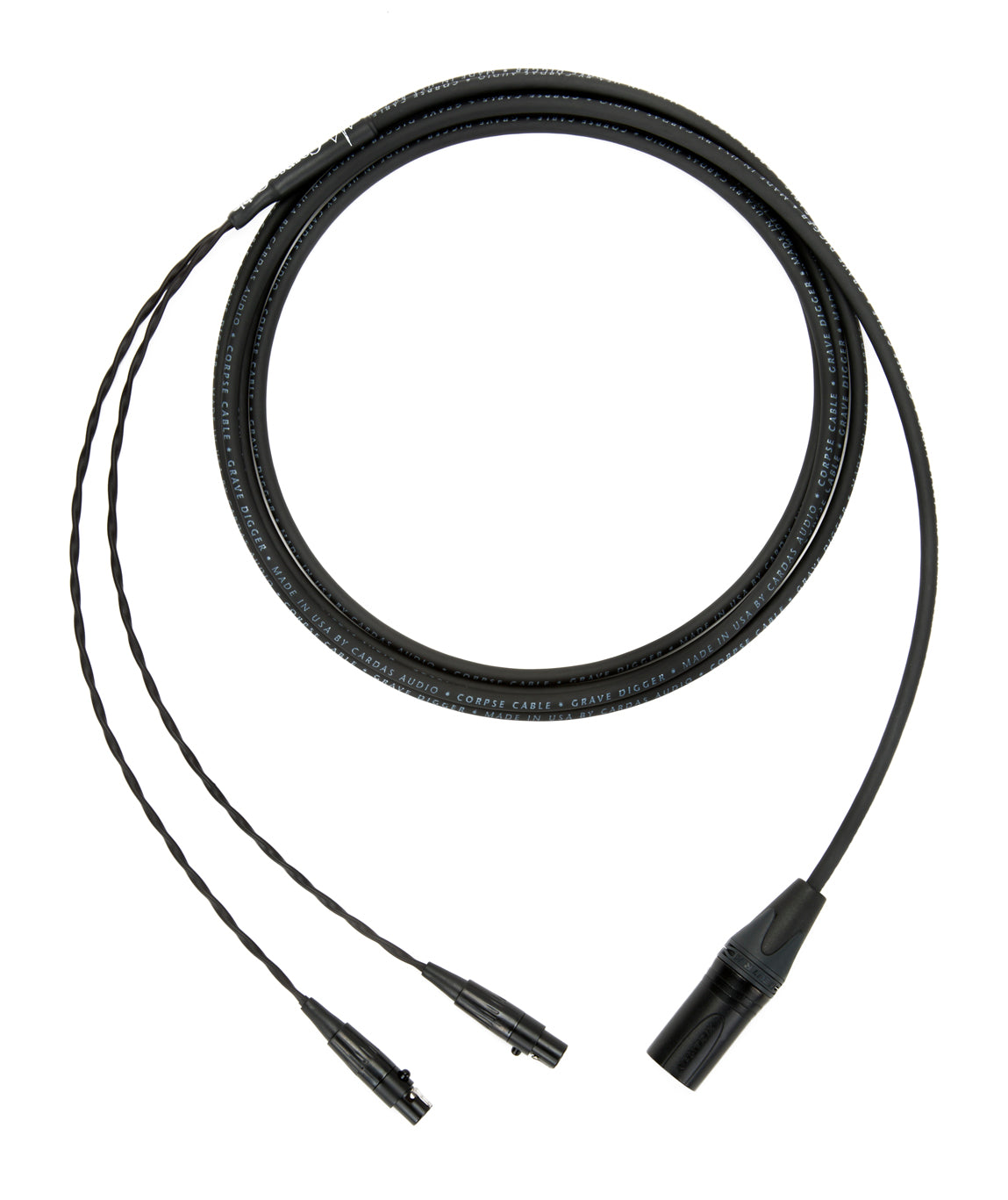 Corpse Cable GraveDigger for Audeze LCD Series Headphones / 4.4mm TRRR